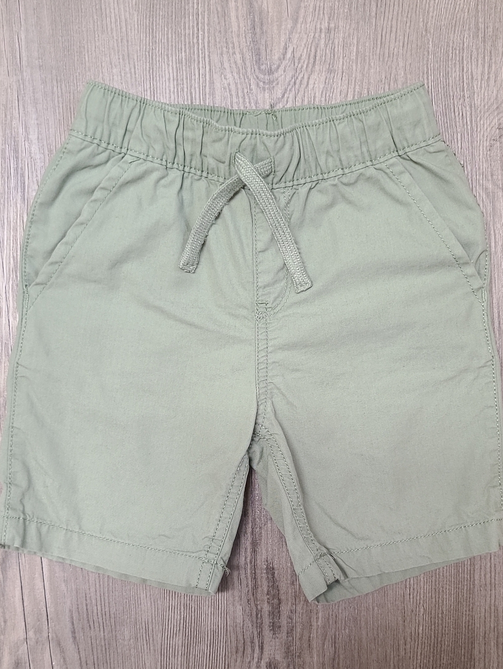 3T The Children's Place Sage Green Pull-On Shorts 100% Cotton